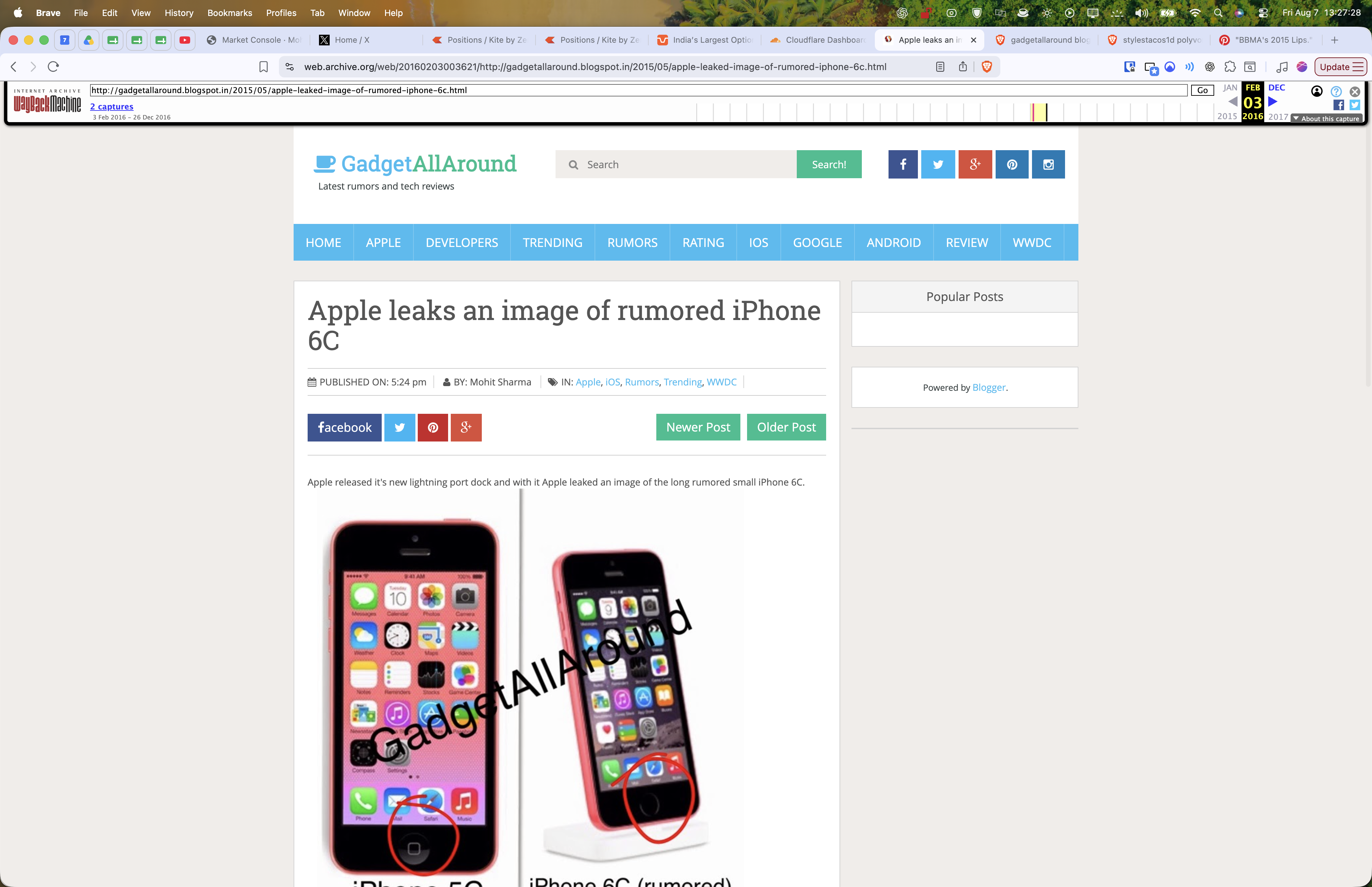 An archived Gadget All Around article written by Mohit Sharma